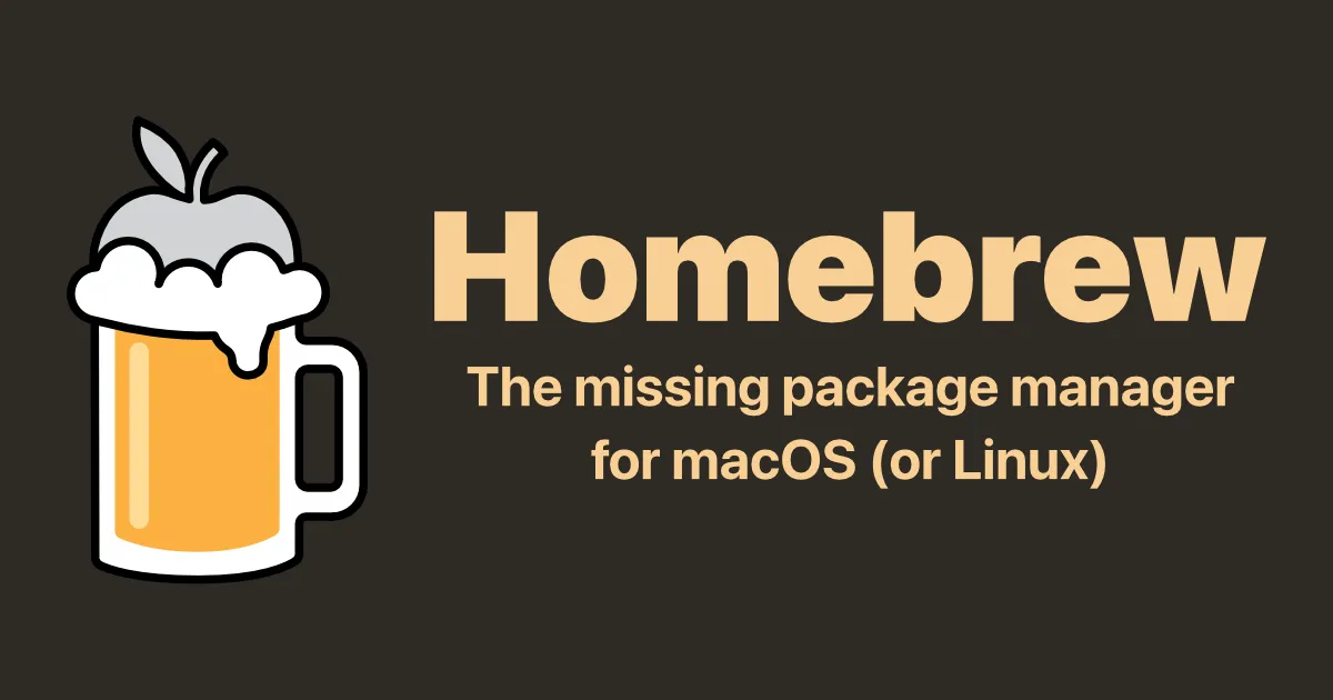 Illustration of updating Homebrew packages on macOS